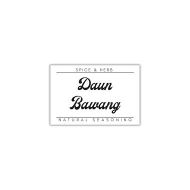 KIM SHOP Label Stiker Bumbu Dapur Vynil Sticker Warna Botol Rempah Aesthetic Waterproof Tahan Air DA