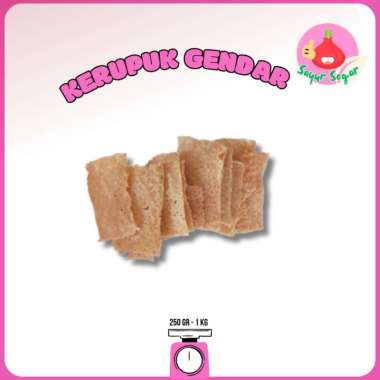 Sayur Segar - Kerupuk Gendar/Karak Mentah/Gendar Crackers 1 kg