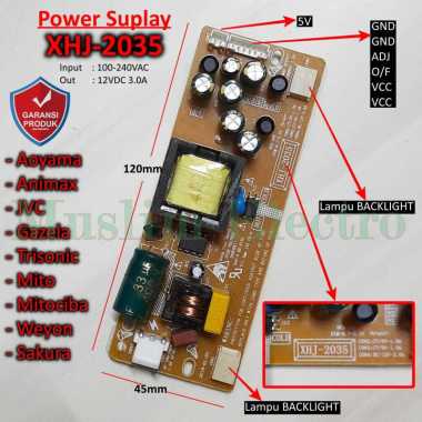 Power Suplay Unit PSU TV China Cina XHJ-2035 XHJ 2035