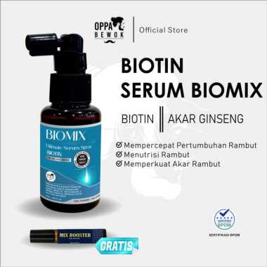 MisterBrewok Beard On - Penumbuh Rambut Brewok dengan LCLT BIOTIN SERUM