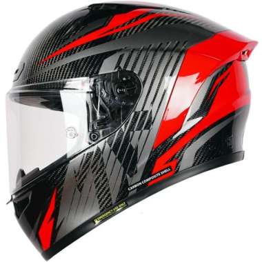 HELM NJS ZX1-R ZX1R CARBON FORGED DEXTRO FULL FACE HELMET FREE VISOR DARK SMOKE DAN PINLOCK 70 NJS O