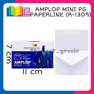 1 PACK (100PCS) AMPLOP MINI PG PAPERLINE/ AMPLOP KECIL / AMPLOP UANG (R-1309)
