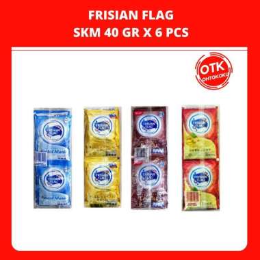 Promo Harga Frisian Flag Susu Kental Manis Gold per 6 sachet 40 gr - Blibli