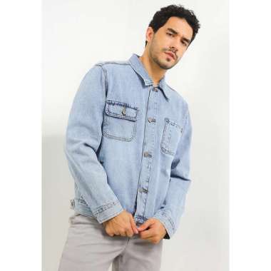 Hush Puppies Jaket Pria Baldev Blue Blue M