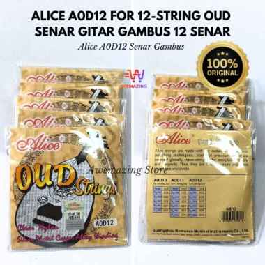 Alice AOD12 Senar Gitar Gambus Oud Strings Set Isi 12 String