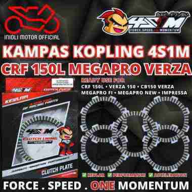 4S1M KAMPAS KOPLING 4S1M RACING CRF 150L K84 VERZA 150 CB150 VERZA MEGAPRO FI NEW MEGA PRO GRAND IMP