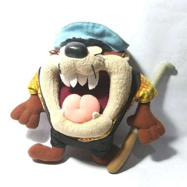 Boneka Tazmania Taz Tasmanian Tazmanian Tasmania Devil Golf Doll Toys