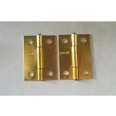 engsel tipis 2" = 5 cm engsel tipis pintu laci triplek pintu kandang belum termasuk sekrup