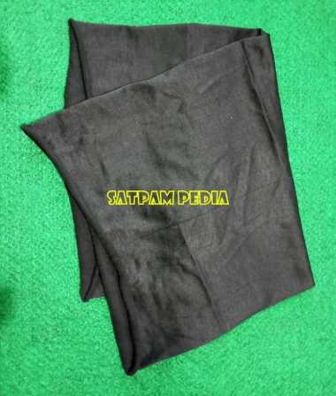 Masker Buff Hitam Polos - Masker Baff