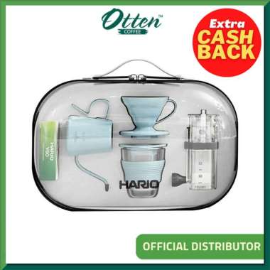 Hario - Alat Seduh Saringan Kopi & Teh Gift Box Blue