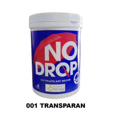 NO DROP Cat Pelapis Anti Bocor 1 Kg - Ready Semua Warna 001 Transparan
