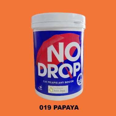 NO DROP Cat Pelapis Anti Bocor 1 Kg - Ready Semua Warna 019 Papaya