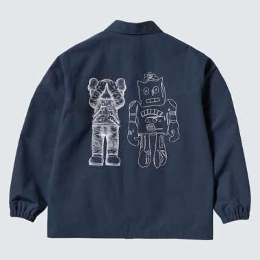 Uniqlo x KAWS x Warhol Coach Jaket NAVY M