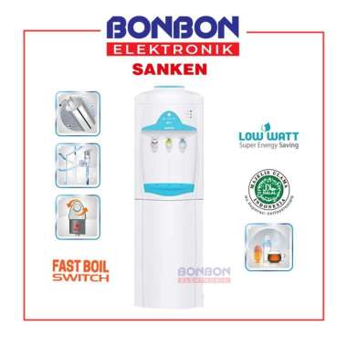 [GOJEK/GRAB] Sanken Dispenser Galon Atas HWE-69BL / HWE 69 BL Biru