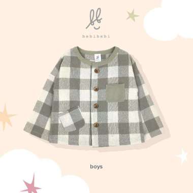 BEBIBEBI Cardigan Kotak Kotak Anak Perempuan - BOYS