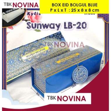 KOTAK KUE LEBARAN / KOTAK KUE IDUL FITRI / BOX CAKE BROWNIES LAPIS/ KOTAK KUE BOLGUL BLUE GOLD(050