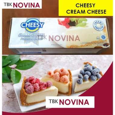 CHEESY CREAM CHEESE HALAL / KEJU KRIM / SPREAD CHEESE / KEJU OLESAN CREAM CHEESE 500gr