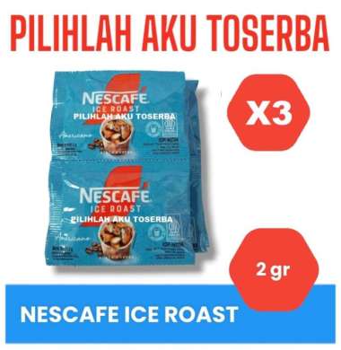 Kopi Nescafe ICE ROAST Americano 2 gram - ( HARGA 3 RENCENG )