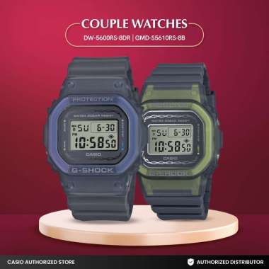 Jam Tangan Couple G-Shock DW-5600RS-8DR x GMD-S5610RS-8DR