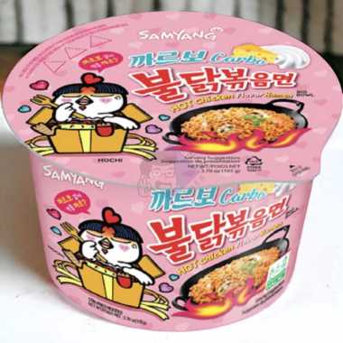 Promo Harga Samyang Hot Chicken Ramen Carbonara 105 gr - Blibli