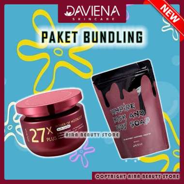 DAVIENA SKINCARE BUNDLING HANDBODY LOTION DAN SABUN MANDI DAVIENA SKINCARE Sabun + HB 27x