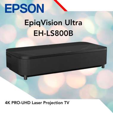Laser Projector Proyektor EPSON EpiqVision Ultra EH-LS800B 4K PRO-UHD Laser Projection TV