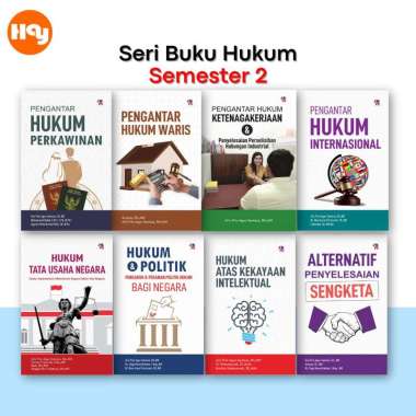 Buku Hukum Semester 2 | Pengantar Hukum Perkawinan,Hukum Waris,Hukum Ketenagakerjaan,Hukum Internasi