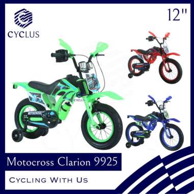 Sepeda BMX Anak Motocross BMX Trail GP Clarion 9925 3.0 Ban Besar Kokoh Jumbo 12 Inch Motor Cross