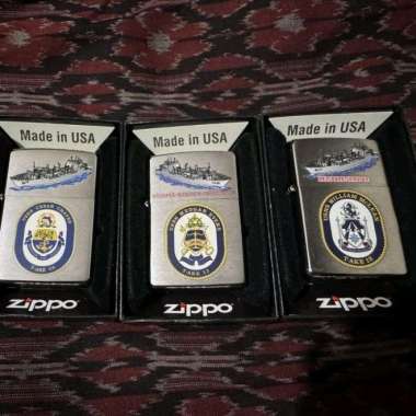ZIPPO RARE USNS WILLIAM MCLEAN & USNS MEDGAR EVERS & CESAR CHAVEZ NOS 2012 - WILLIAM MCLEAN