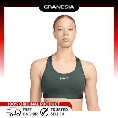 Nike Swoosh Medium Support Women's Padded Sports Bra DX6822338|Sport Bra Fitness Wanita M