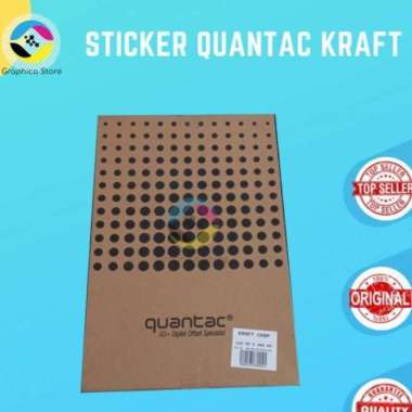 Sticker Kraft A3 QUANTAC | Kraft Paper | 250 | Craft | Sticker Coklat