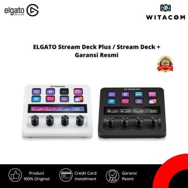 WITACOM - ELGATO Stream Deck Plus / Stream Deck + - Garansi Resmi Black