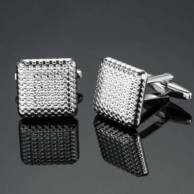 TOKO1973 TOBIAS CUFFLINK - kancing manset kancing lengan kemeja 01 ARGENT