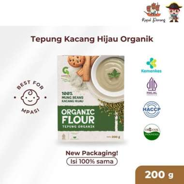 GASOL Tepung Kacang Hijau Organik Makanan Bayi MPASI 200gr