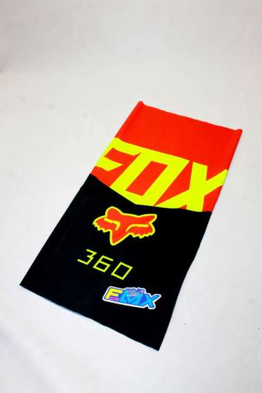 BUFF / BALACLAVA / MASKER BUFF / BANDANA HITAM POLOS / MASKER WAJAH PENGENDARA MOTOR FOX 360