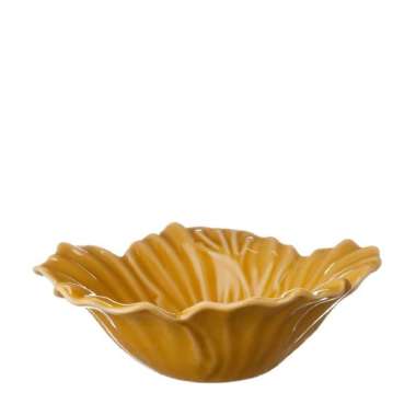 Rice Bowl / Mangkok Nasi Jenggala Hibiscus 13 x 4,5 cm Kuning