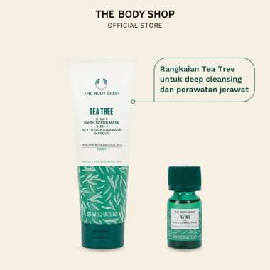 The Body Shop Tea Tree Deep Cleanse and Acne First Aid Bundle