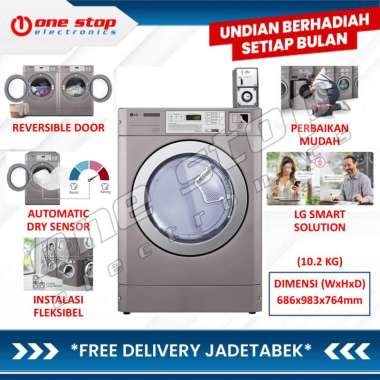 [GARANSI RESMI] LG CDG27RUOPS Commercial Giant Max Dryer Pengering GAS Wifi 10.2Kg