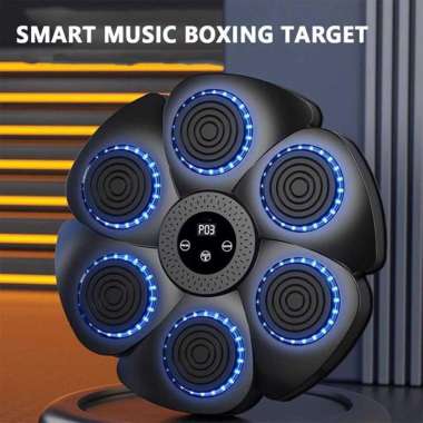 VKTECH Mesin Tinju Music Boxing Machine Wall Target Bluetooth 18 Speed V18 Samsak Tinju Knukcle Besi