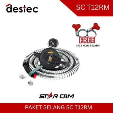 Starcam Paket Selang Gas + Regulator Meter & Non Meter SC-T12RMS Paket Starcam Meter