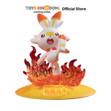 Toys Kingdom Funism Prime Minifigure Scorbunny - Putih/OranyeToys Kids Toy Minifigures Mainan Koleks