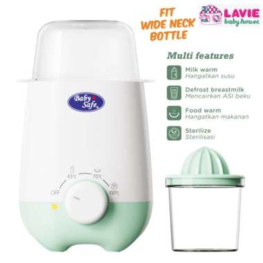 Baby Safe - LBW02 - Alat Steril Botol Susu 4in1 Alat Steril dan Penghangat Makanan
