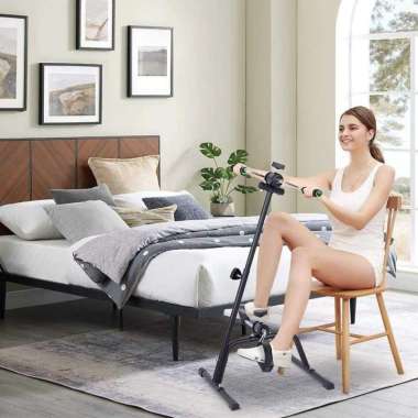 DUTRIEUX Sepeda Statis Mini Exercise Bike Leg Arm Trainer Therapy CJ-LK-024 Sepeda Statis Alat Fitne