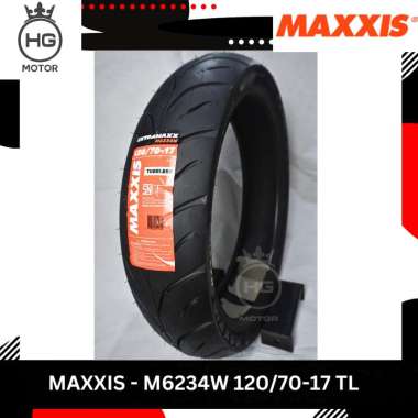 BAN MOTOR MOGE MAXXIS EXTRAMAX M6234W 120/70 160/60 RING 17 TUBELESS 120/70-17