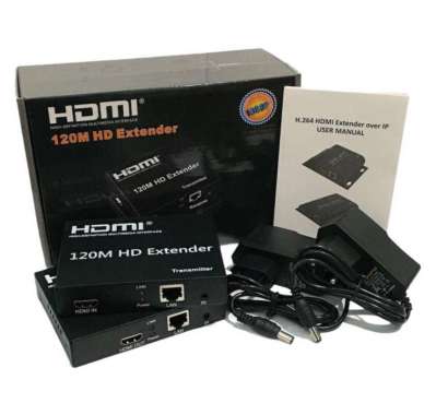 HDMI Extender 120 Meter Over Kabel Lan Cat5e/6e - HDMI EXTENDER 120M
