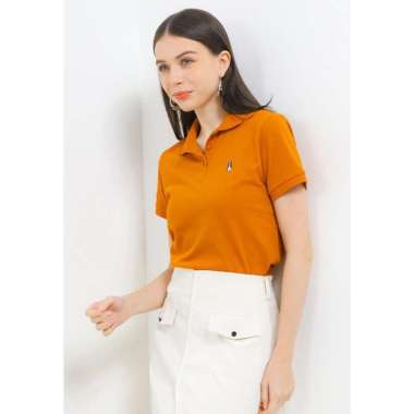 Hush Puppies Farrona Polo Polo Shirt Wanita L Camel