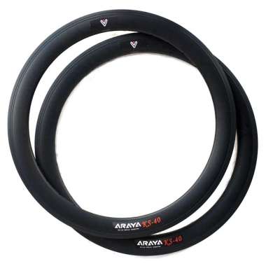 VELG RIM SET SEPEDA LIPAT SELI ARAYA KS40 22 INCH 20 PLUS 20X1 3/8 DOUBLE WALL 32 Hole