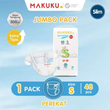 Makuku - JUMBO Pack SAP Diapers Slim Pants NEWBORN /SMALL NB52
