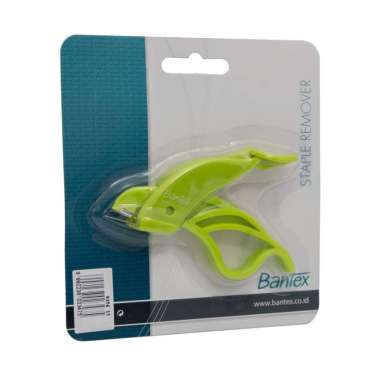 Bantex Stapler Remover / Pencabut Staples Stapler Model Jepit | 9356 Grass Green