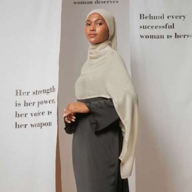 Lozy Hijab - Viscose Pashmina Nour Shawl Ivory NEW